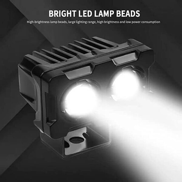 auto 2 Led Auxiliary Spot Lights 40W Projector Fog Lamp