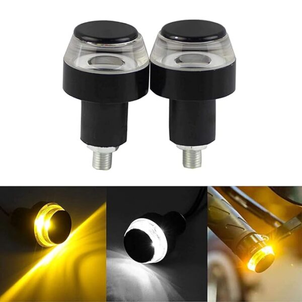 A4S AUTOMOTIVE & ACCESSORIES THEASKART LED Handlebar End Lights with Red and Black Wire, 2 Pieces, Motorcycle Signal Indicators - Image 5