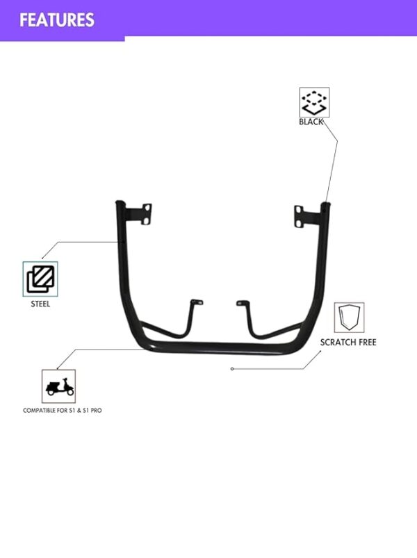 A4S AUTOMOTIVE & ACCESSORIES Grab rail backrest for S1 and S1 pro