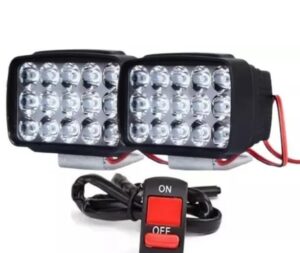 15 Led White Bike Led Light