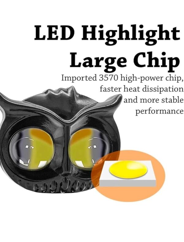 A4S AUTOMOTIVE & ACCESSORIES Owl Shape design motorcycle LED Fog light Fog Light