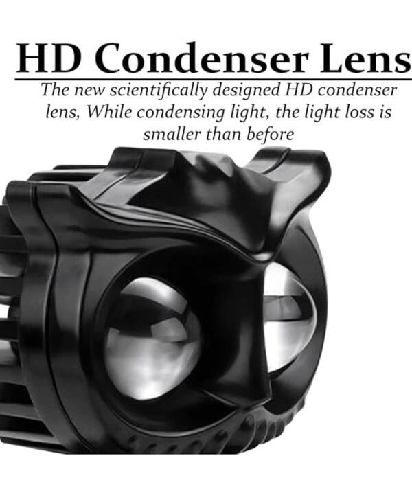 A4S AUTOMOTIVE & ACCESSORIES Owl Shape design motorcycle LED Fog light Fog Light