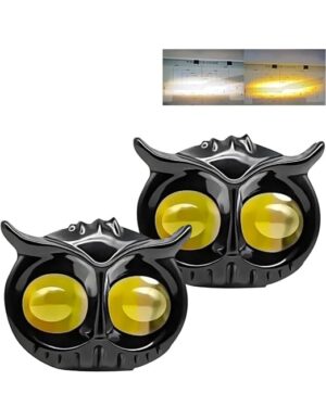 A4S AUTOMOTIVE & ACCESSORIES Owl Shape design motorcycle LED Fog light Fog Light
