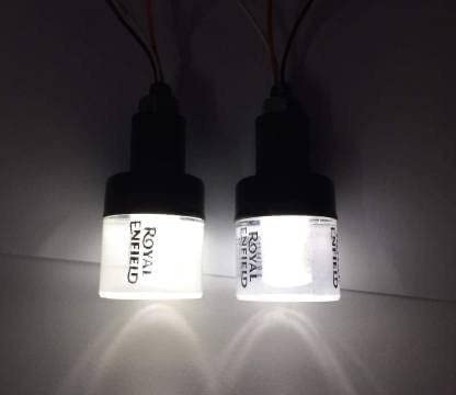 Handle Bar End Indicator LED Light Side Weights for Bullet Bike Classic Standard Electra Thunderbird 350 500