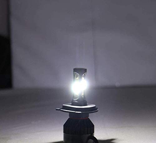 ACCE3 Side H4 LED Headlight Bulb with Cooling Fan for Honda Activa 3G (55W, White)