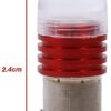 Universal Back, Reversing Brake Tail LED Light for Bike, Car, RED - Pack of 2 for Hyundai Creta 2020