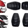 A4S HF Deluxe Turn Signal Indicator Light Blinkers Grill Cover Plastic (Bike Headlight Grill Covers) Set Of 4 pcs