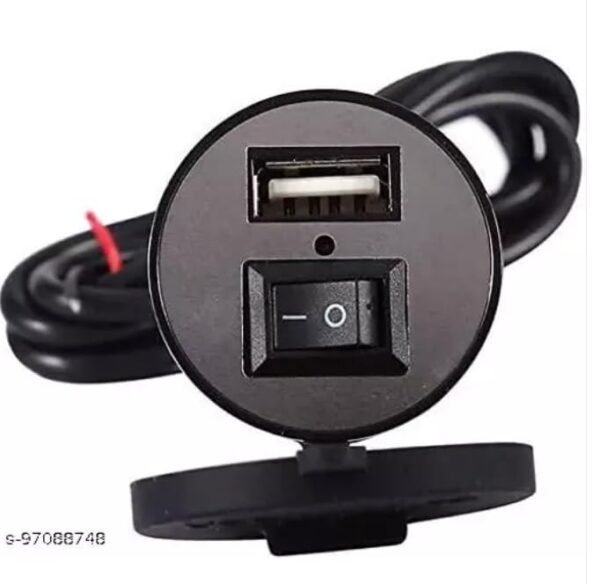 A4S USB Mobile Charger with Switch for Bike