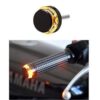 THEASKART LED Handlebar End Lights with Red and Black Wire, 2 Pieces, Motorcycle Signal Indicators