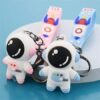 A4S AUTOMOTIVE & ACCESSORIES Cute Space Theme Keychain Set, Pink Rocket and Astronaut Design