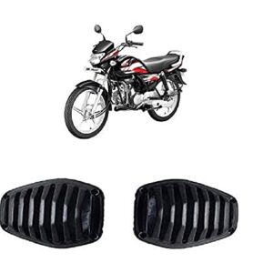 HF Deluxe Turn Signal Indicator Light Blinkers Grill Cover Plastic (Bike Headlight Grill Covers) Set Of 4 pcs