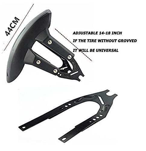 A4S Universal Tyre Hugger Matt Black