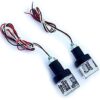 Handle Bar End Indicator LED Light Side Weights for Bullet Bike Classic Standard Electra Thunderbird 350 500
