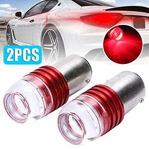 Universal Back, Reversing Brake Tail LED Light for Bike, Car, RED - Pack of 2 for Hyundai Creta 2020