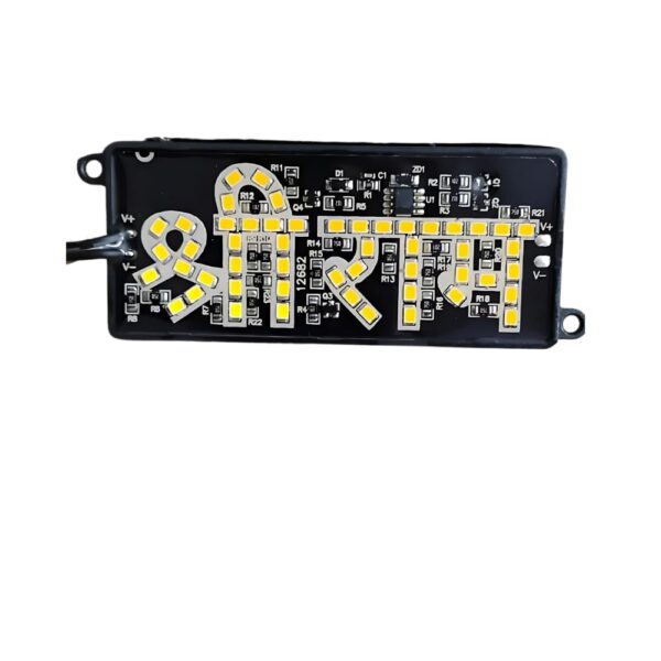 Ram Ji Bike Led Light Logo with Self Adhesive Back Up Lamp Car, Motorbike, Truck, Van LED
