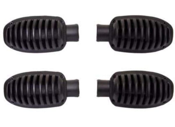 HF Deluxe Turn Signal Indicator Light Blinkers Grill Cover Plastic (Bike Headlight Grill Covers) Set Of 4 pcs