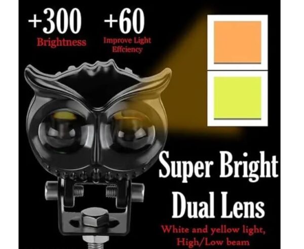 A4S AUTOMOTIVE & ACCESSORIES LED OWL Shape Fog Light
