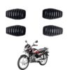 Hero HF Deluxe Turn Signal Indicator Light Blinkers Grill Cover Plastic (Bike Headlight Grill Covers) Set Of 4 pcs