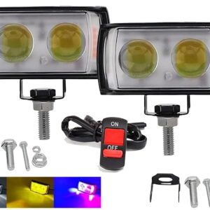 Double Lens Fog Light with Yellow Beam