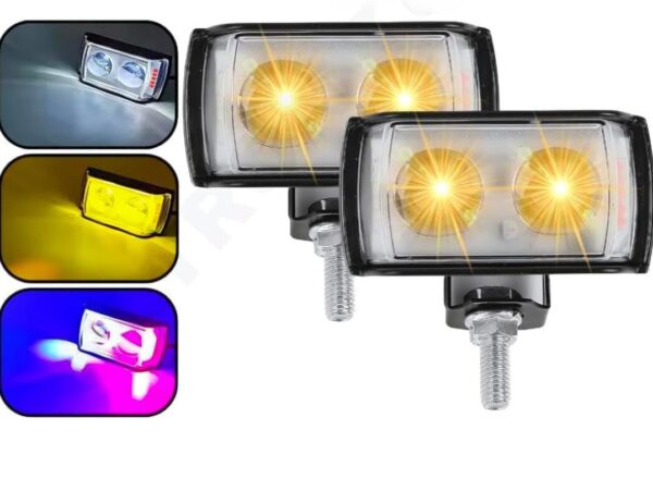 Double Lens Fog Light with Yellow Beam