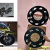 arbon Fiber Motorcycle Brake Disc Rotors, Performance Racing Style
